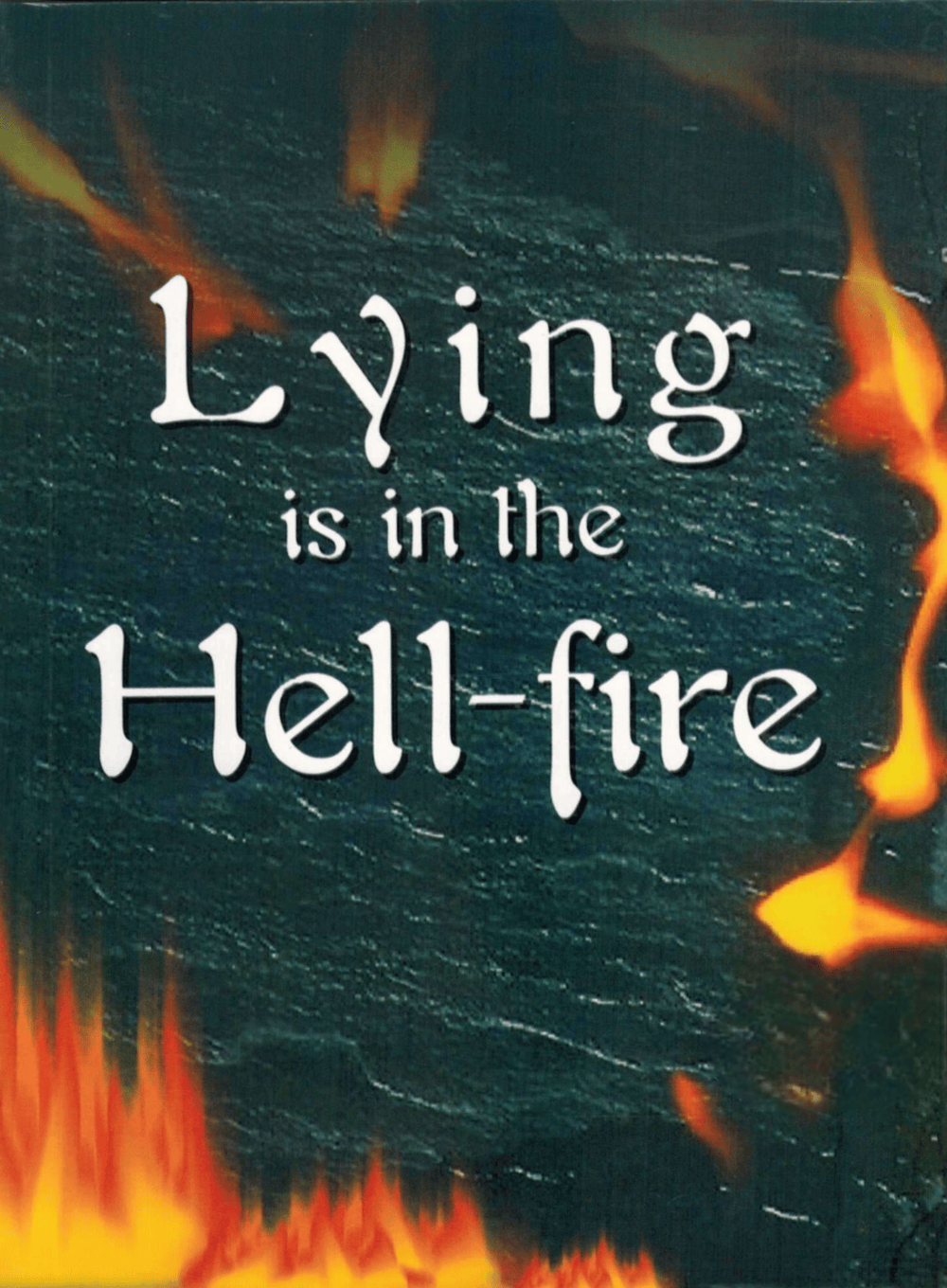 lying is in the hellfire