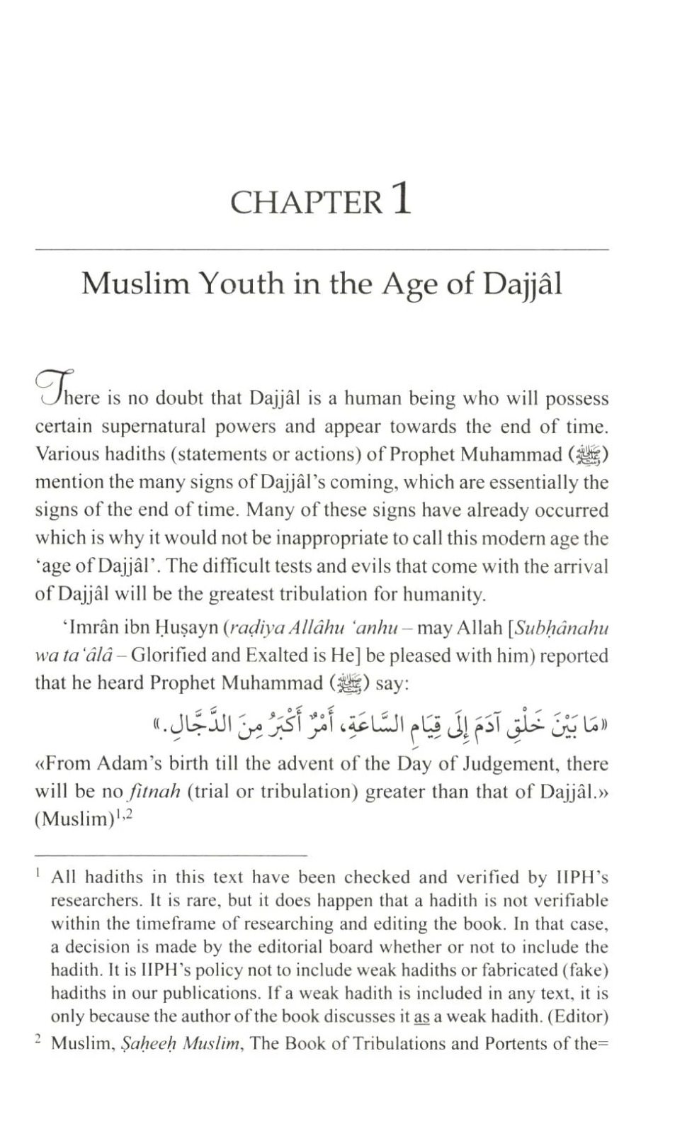 Muslim Youth in the Age of Dajjal