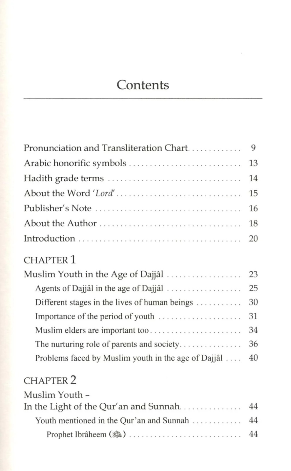 Muslim Youth in the Age of Dajjal